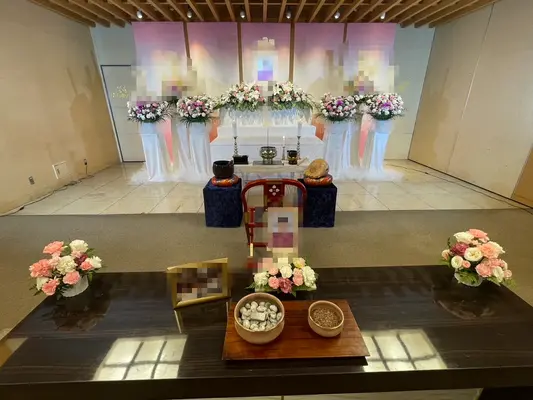 ワンライフで葬儀を行なった写真