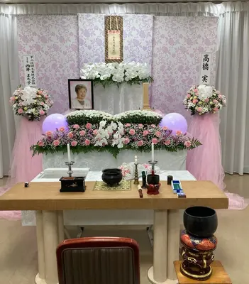 中央セレモニーで葬儀を行なった写真