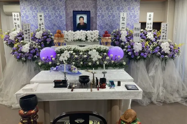 中央セレモニーで葬儀を行なった写真