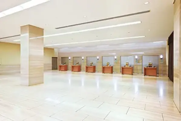 代々幡斎場（セレモア）で葬儀を行なった写真