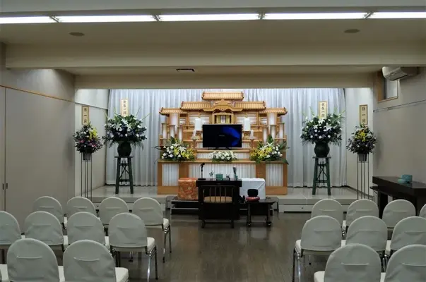 創葬荒本で葬儀を行なった写真