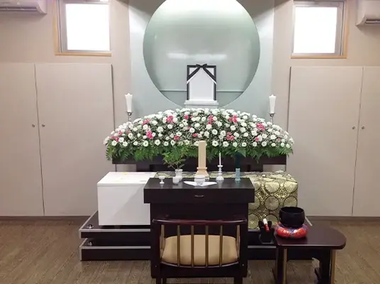 創葬荒本で葬儀を行なった写真