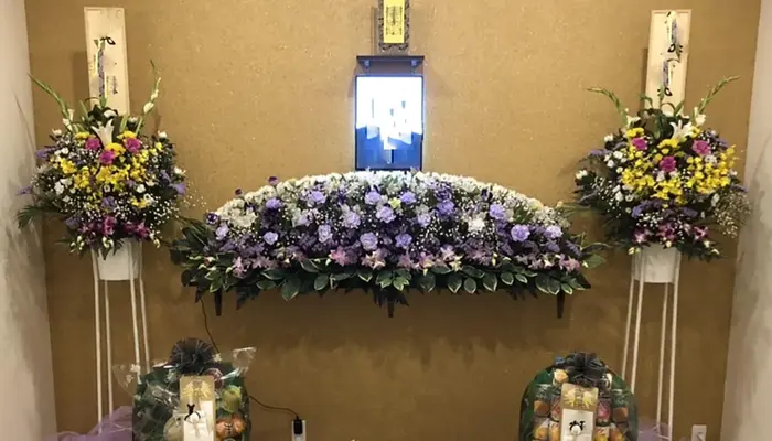 自由葬の親切社で葬儀を行なった写真