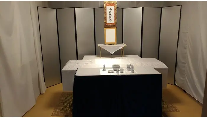 自由葬の親切社で葬儀を行なった写真