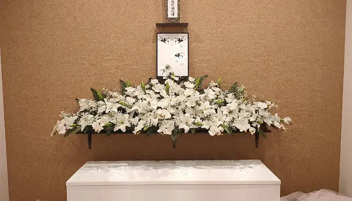 自由葬の親切社で葬儀を行なった写真