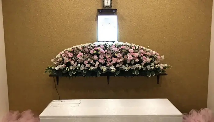 自由葬の親切社で葬儀を行なった写真