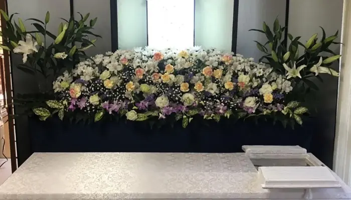 自由葬の親切社で葬儀を行なった写真