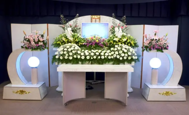 パドマホール葛の葉で葬儀を行なった写真