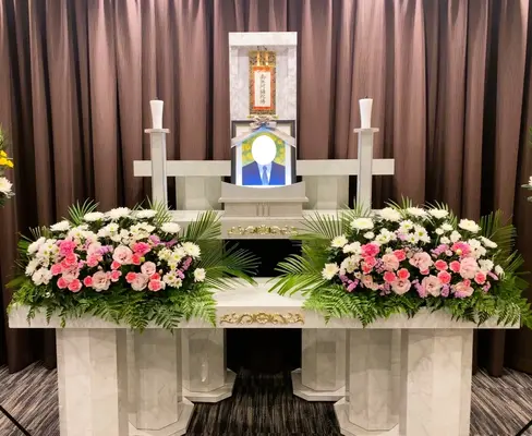 パドマホール葛の葉で葬儀を行なった写真