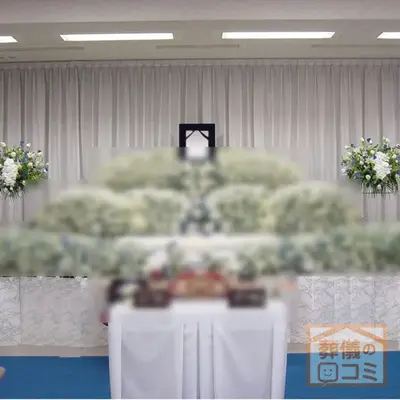 東円寺会館で葬儀を行なった写真