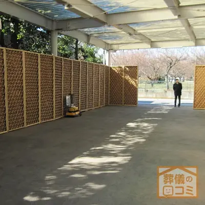 妙正寺会館で葬儀を行なった写真