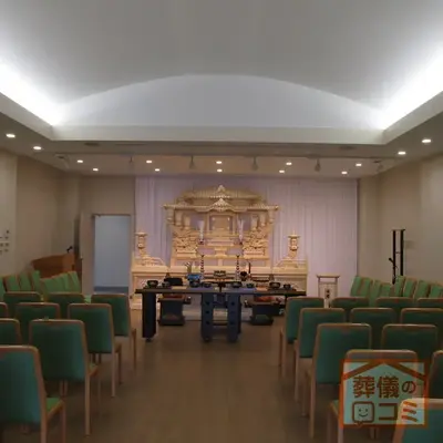 南山ホールで葬儀を行なった写真