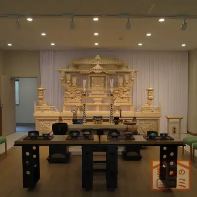 南山ホールで葬儀を行なった写真