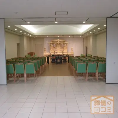 南山ホールで葬儀を行なった写真