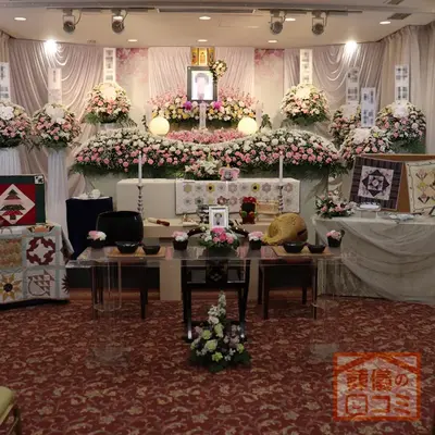 多磨寺で葬儀を行なった写真