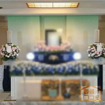 蓮清寺 敬信殿で葬儀を行なった写真