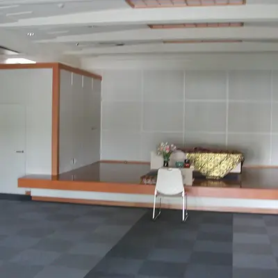 蓮清寺 敬信殿で葬儀を行なった写真