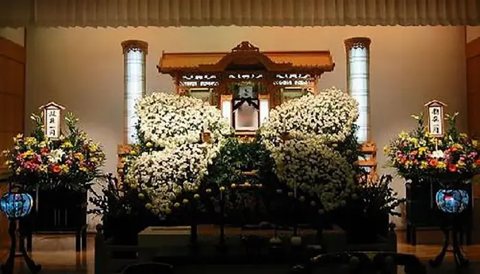 花豊で葬儀を行なった写真