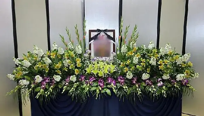 花豊で葬儀を行なった写真