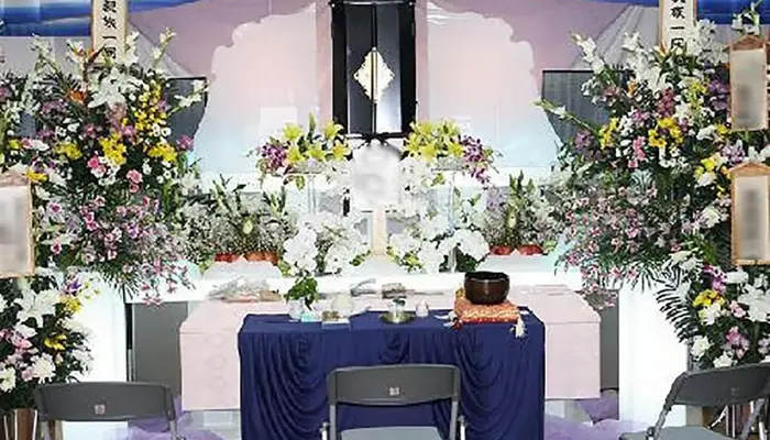 花豊で葬儀を行なった写真