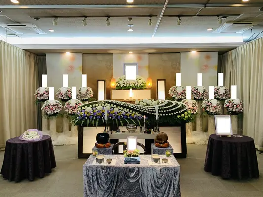 蓮根レインボーホールで葬儀を行なった写真