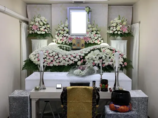 戸田サービス館で葬儀を行なった写真