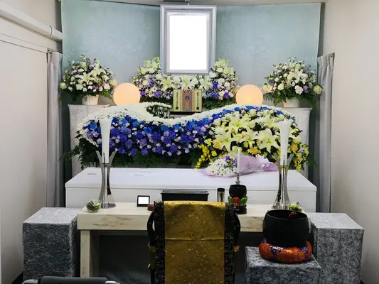 戸田サービス館で葬儀を行なった写真