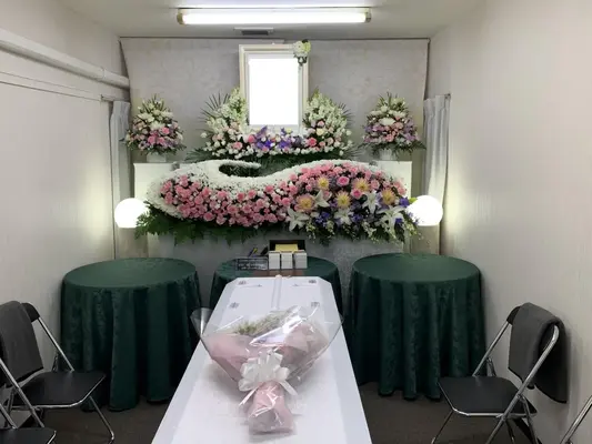 戸田サービス館で葬儀を行なった写真