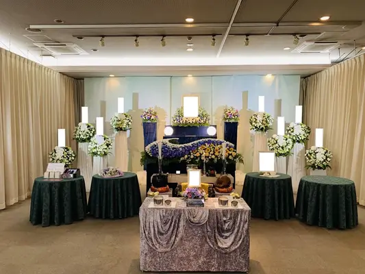 蓮根レインボーホールで葬儀を行なった写真