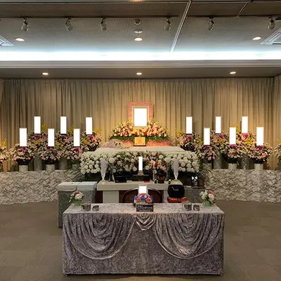 蓮根レインボーホールで葬儀を行なった写真