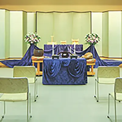 本覚寺斎場で葬儀を行なった写真