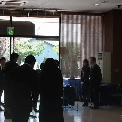 大林寺 山水閣で葬儀を行なった写真