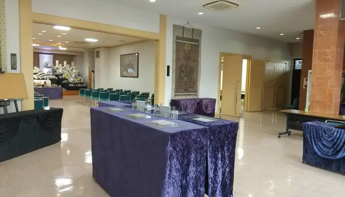 大林寺 山水閣で葬儀を行なった写真