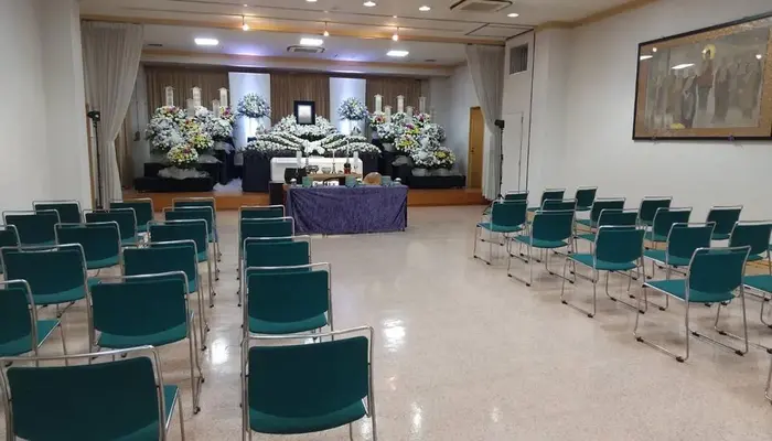 大林寺 山水閣で葬儀を行なった写真