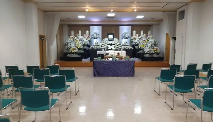 大林寺 山水閣で葬儀を行なった写真