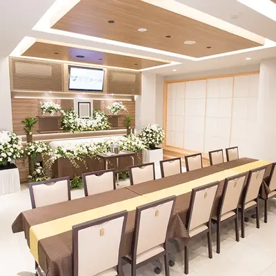 鷺宮ホール（タウンセレモ）で葬儀を行なった写真