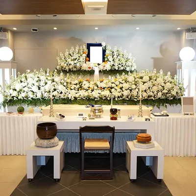 鷺宮ホール（タウンセレモ）で葬儀を行なった写真