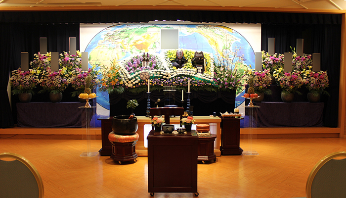 世界でたった一つの花祭壇