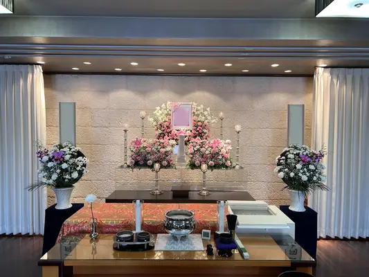 家族葬会館そうえん幸で葬儀を行なった写真