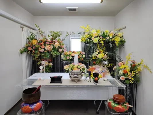 戸田サービス館で葬儀を行なった写真