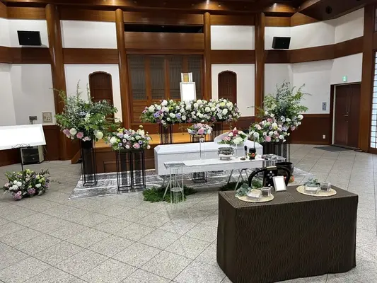 泉龍寺 別院で葬儀を行なった写真