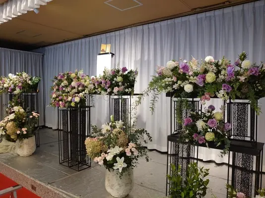 西寺尾会堂(西寺尾火葬場)で葬儀を行なった写真