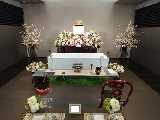 フラワリングセレモニー　渋谷営業所で葬儀を行なった写真