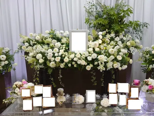 フラワリングセレモニー　渋谷営業所で葬儀を行なった写真