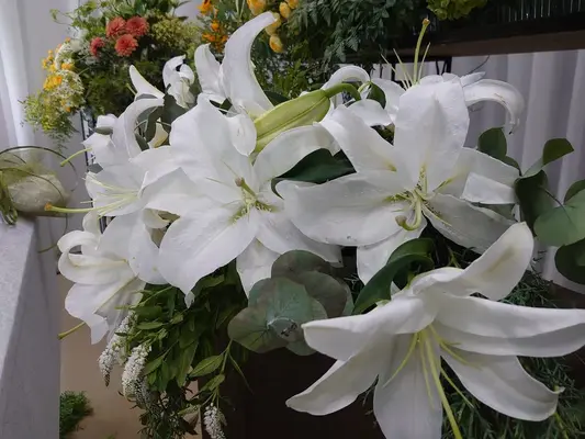 フラワリングセレモニー　渋谷営業所で葬儀を行なった写真