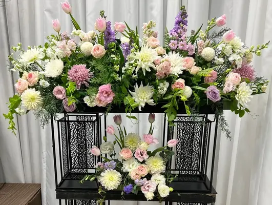 フラワリングセレモニー　渋谷営業所で葬儀を行なった写真