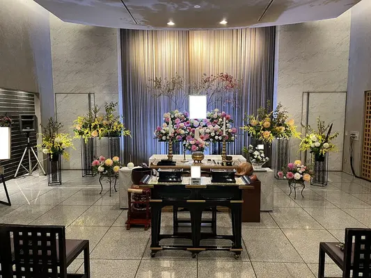 フラワリングセレモニー千葉営業所で葬儀を行なった写真