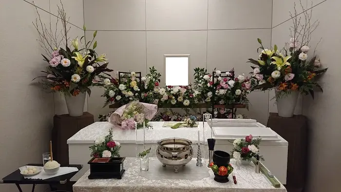 フラワリングセレモニー千葉営業所で葬儀を行なった写真