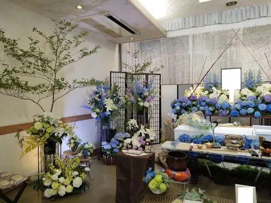 フラワリングセレモニー千葉営業所で葬儀を行なった写真