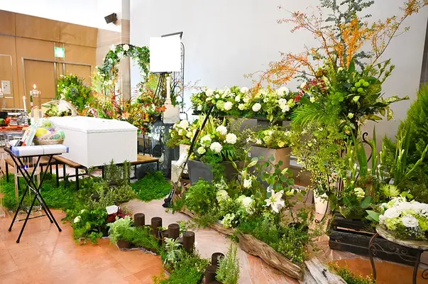 フラワリングセレモニー千葉営業所で葬儀を行なった写真